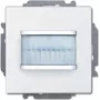 Kustības sensors Busch-Jaeger 6220-0-0109 — balts, uztveršanas attālums 6 m, IP20, gaismas jutība 500 lx, 71×71×30 mm