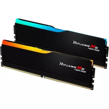 DIMM 64 GB DDR5-6000 (2x 32 GB) Dual-Kit, atmiņa melna, F5-6000J3238G32GX2-RM5NRK, Ripjaws M5 Neo, AMD EXPO
