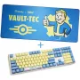 Ducky x Fallout Vault-Tec Limited Edition One 3 spēļu tastatūra + peles paliktnis - MX-Brown (US)