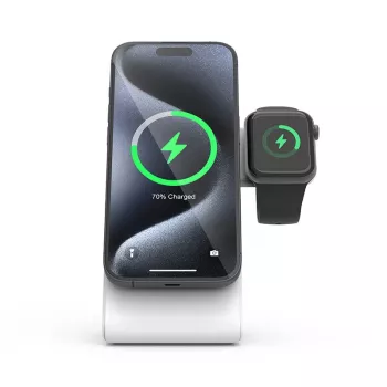 Bezvadu lādētājs 3-in-1 MagSafe iPhone, Apple Watch un AirPods Crong