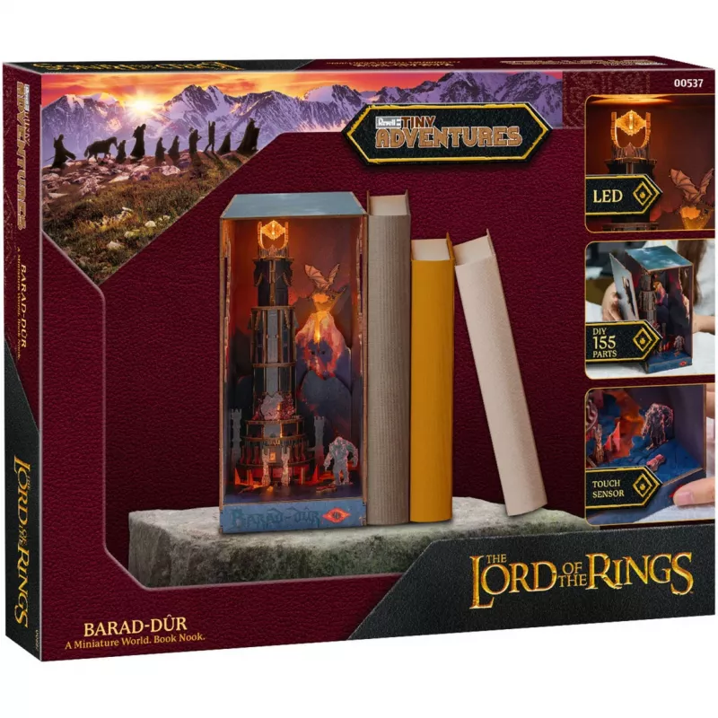 Plastmasas modeļa komplekts REVELL Tiny Adventures Gredzenu pavēlnieks “Barad-Dûr” (roku darbs) 00537