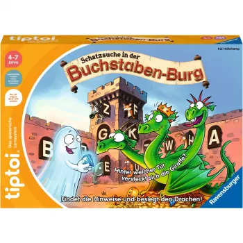 tiptoi Schatzsuche in der Buchstabenburg, galda spēle