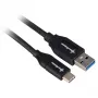 Sharkoon USB 3.2 Gen 2 kabelis USB-A spraudnis> USB-C melns 1 metrs - Kabelis - Digitālie/datu