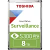 Toshiba S300 Pro Surveillance iekšējais cietais disks 8 TB 7200 RPM 512 MB 3.5 Serial ATA III