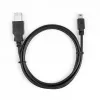USB - Mini USB kabelis 1m, melns