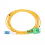 Patchcord Extralink SC/APC uz LC/PC vienmoda dupleksais 9/125 µm 2 mm, 1,5 m