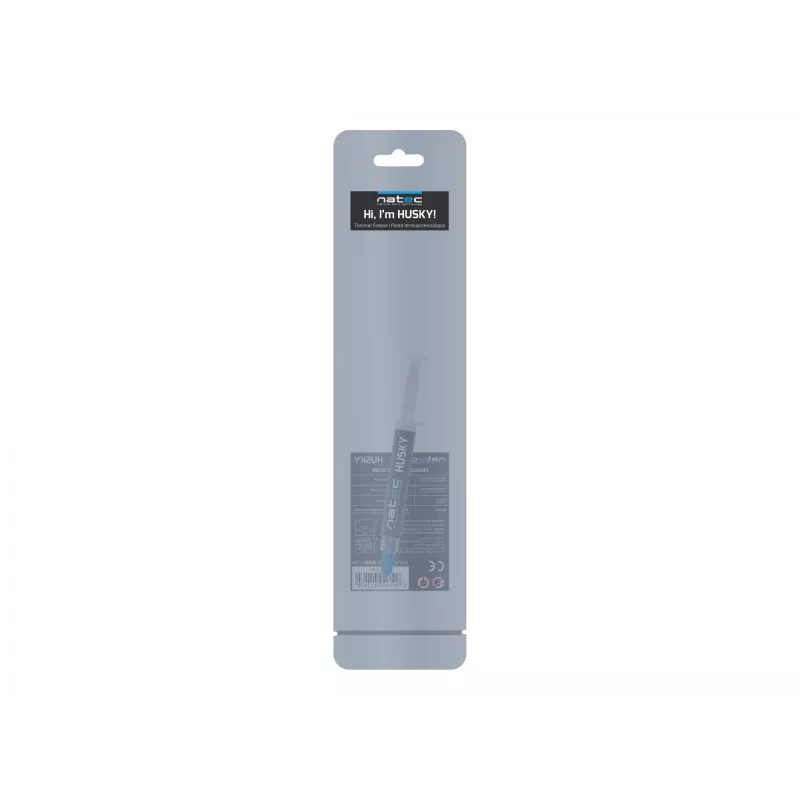 Termopasta NATEC Husky NPT-1324, siltumvadītspēja 4.63 W/m·K, tilpums 2 ml, blīvums 2.5 g/cm³