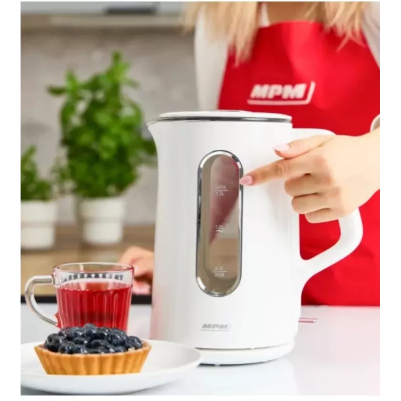 Elektriskā tējkanna 1,5 l balta MCZ-126/B
