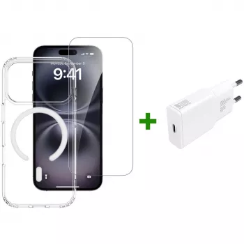 Border Case 4smarts iPhone 17 Pro 16 cm Transparent balta