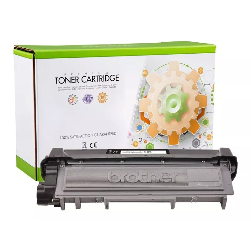 tonera kasete Static Control priekš Brother TN-2310BK remanufactured, melns