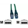 TE Connectivity AMP - komutācijas kabelis - RJ-45 (V) uz RJ-45 (V) - 3 m - SFTP - CAT 6 - bez halogēna - zaļš (0-1711735-3)