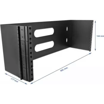 Rack base DeLOCK 19 inch Wall Mount Rack 4U Melns