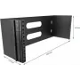 Rack base DeLOCK 19 inch Wall Mount Rack 4U Melns