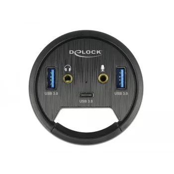 Galddatora iebūvējamais centrs USB DeLOCK 3 portu 62794