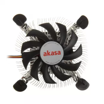 Cooler Akasa AK-CC7122BP01 Processor Cooling System 7.5 cm Aluminium Blue