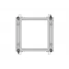 Rack 19 9U 600x600-1100 adj. gray