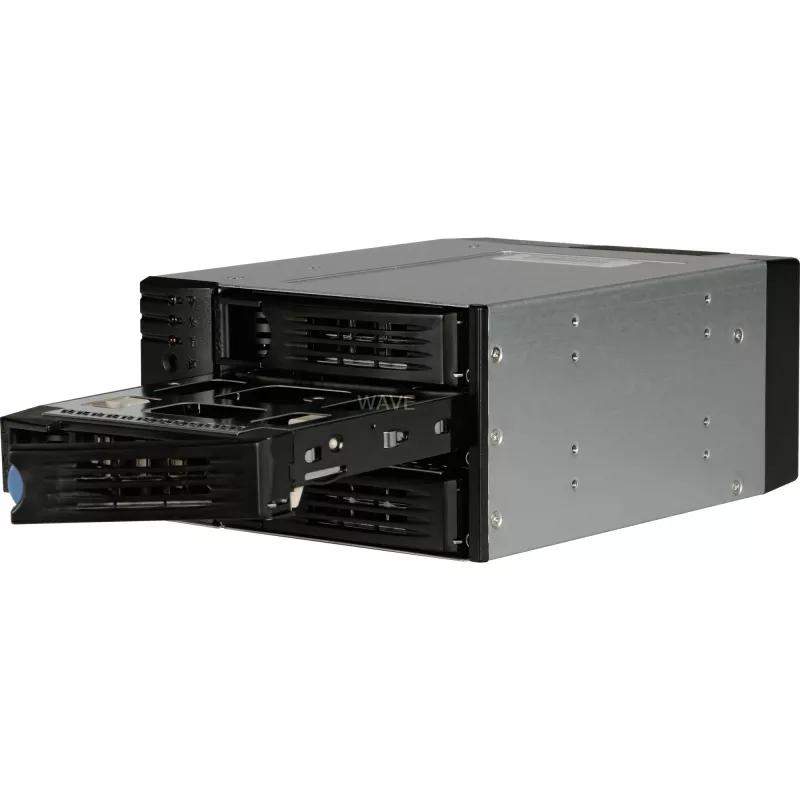Chenbro 3-in-2 HDD korpuss ar 12 Gb SAS/SATA