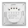 WiFi skārienjutīgais gaismas slēdzis Avatto TS20-EU-W3 2-kanālu 220V
