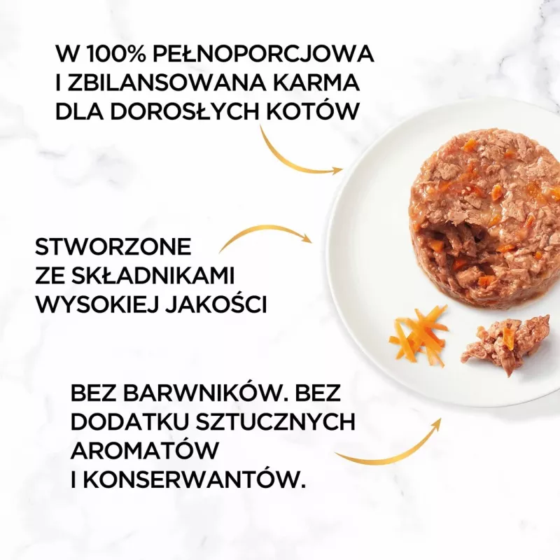 GOURMET GOLD - Sāļā kūka ar vistu un burkānu 85g