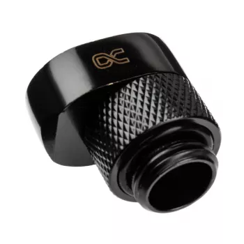 Šļūtenes savienotājs Alphacool 17604 Melns 1/4 collas vītne