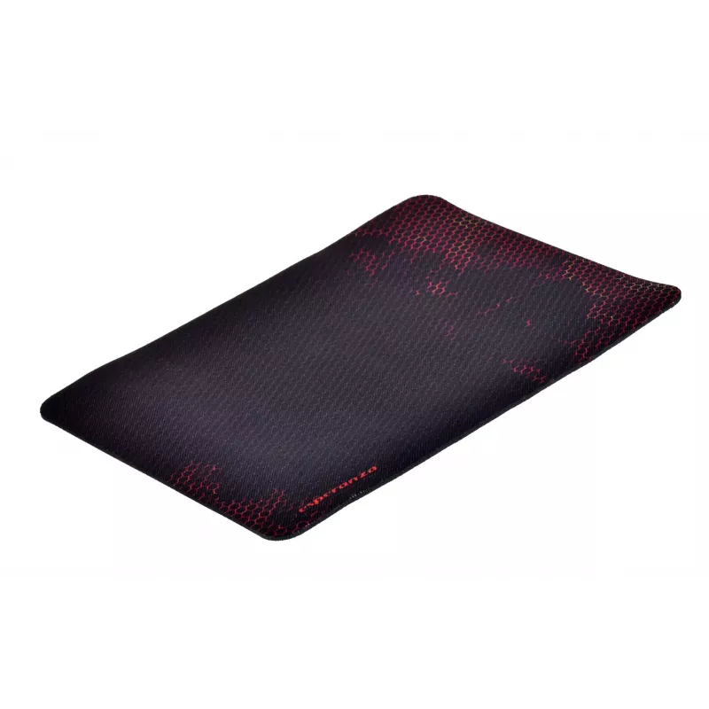 Spēļu peles paliktnis ESPERANZA EGP102R — poliesters, 300×240 mm, 3 mm biezums, melns, apdrukāta virsma