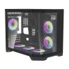 Datora korpuss Darflash FT418 + 6 aRGB ventilatori (melns)