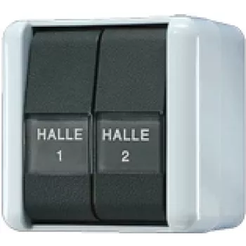 Jung 835 NAW Elektriskais slēdzis 1P Melns - Balts (835NAW)