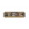 MALWA 120 TV skapis, artisan ozols/kašmira