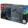 Universāls lieljaudas monitora kronšteins DM 5110 Single Heavy Duty, monitora stiprinājums melns, 43–127 cm (17–50) monitoriem