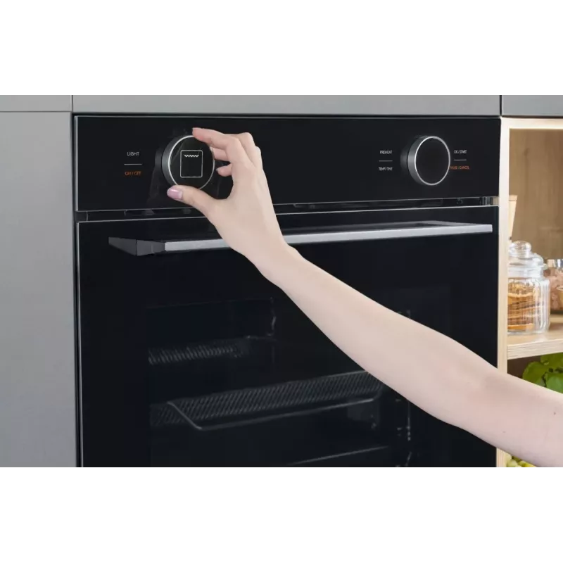Iebūvējamā cepeškrāsns AMICA ED6769BA+ S-TYPE 1195515 ar multifunkciju, energoefektivitātes klase A+