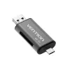 Vention USB3.0 daudzfunkciju karšu lasītājs pelēks metāla tipa