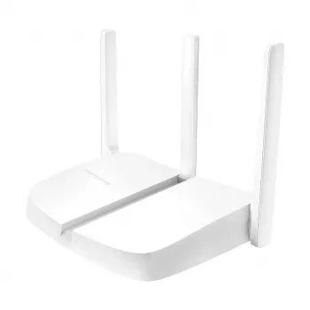 Mercusys 300Mbps bezvadu N maršrutētājs Wi-Fi 4 (802.11n) vienas joslas (2,4 GHz) Ethernet LAN balts galda maršrutētājs