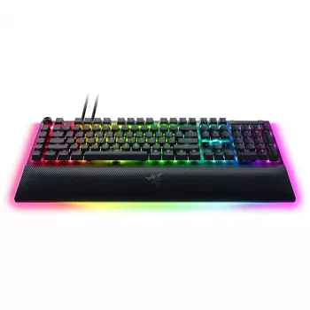 Razer MelnsWidow V4 Pro tastatūra Spēļu USB QWERTZ vācu Melna Mehāniska RGB