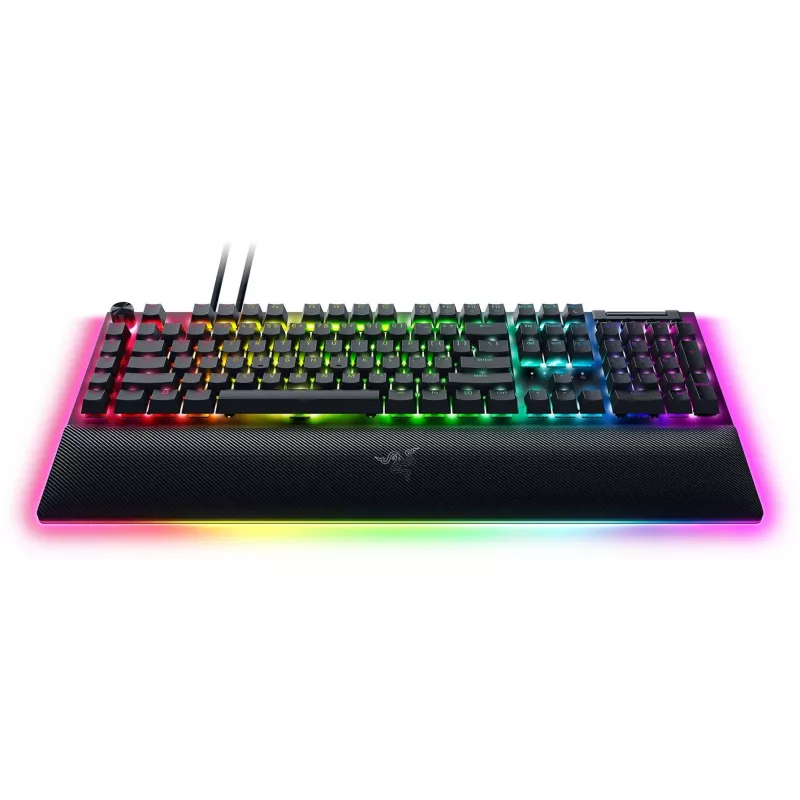 Razer MelnsWidow V4 Pro tastatūra Spēļu USB QWERTZ vācu Melna Mehāniska RGB