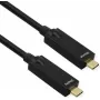 ROLINE USB 3.2 Gen 2 kabelis, AOC, C-C, ST/ST, 10Gbit/s, 4K60Hz, PD (Power Delivery) 60W, melns, 15 m