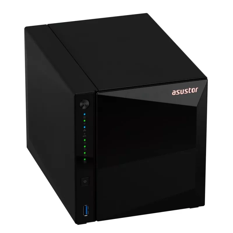 Asustor DRIVESTOR 4 Pro Gen2 AS3304T V2 NAS Realtek RTD1619B 2 GB DDR4 ADM Melns