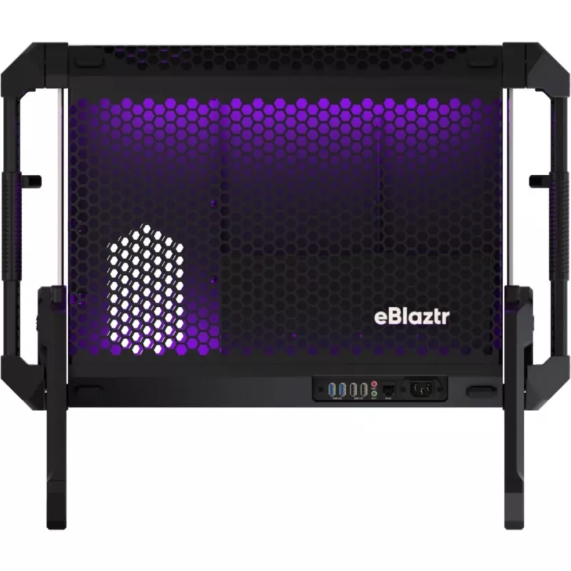 Eblaztr Portable PC Case - Melns - PC Case - Mini Tower - Melns