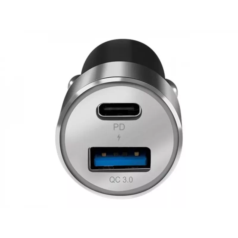 LogiLink Auto-Power Supply - 36 W - 3 A - PD 3.0, QC 3.0 - 2 izejas porti (USB, 24 kontaktu USB-C)