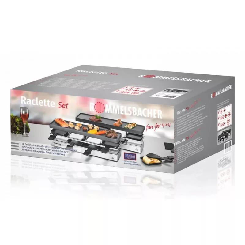 Rommelsbacher RC 1600 grils melns