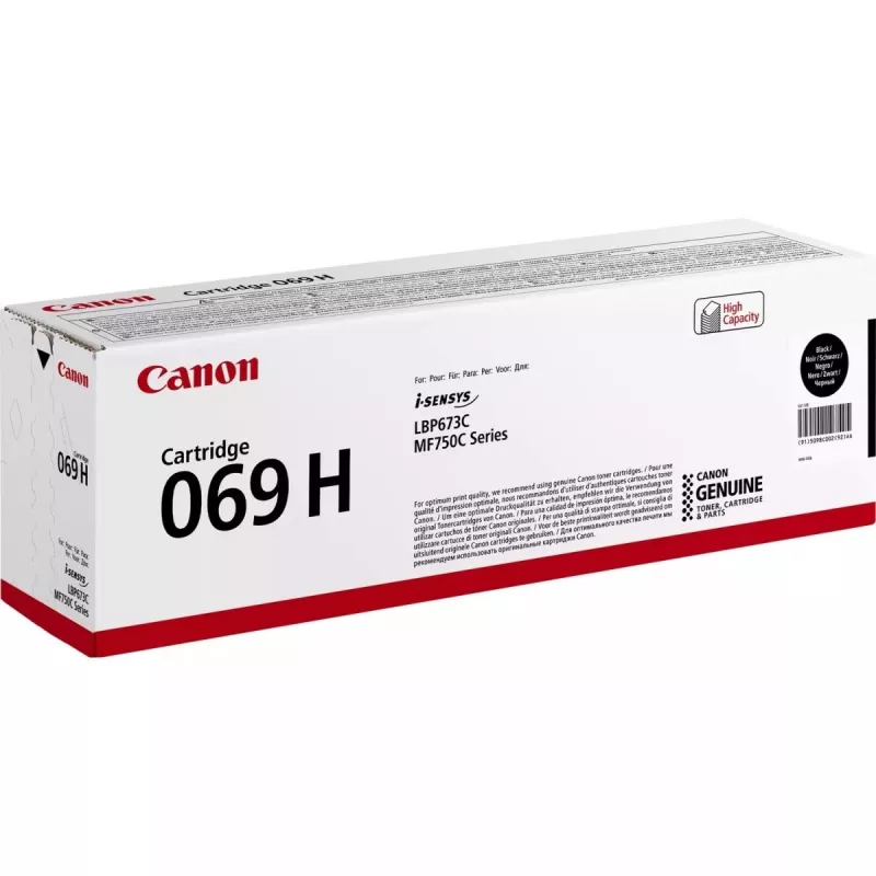 tonera kasete Canon CRG-069H 7600 lapas Melns