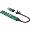 CANYON centrmezgls DS-02 4in1 USB-A/C Zaļš
