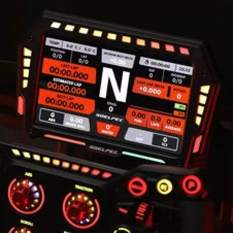 SOELPEC XR-7 Displejs, Simracing skārienekrāns, RGB telemetrija - melns