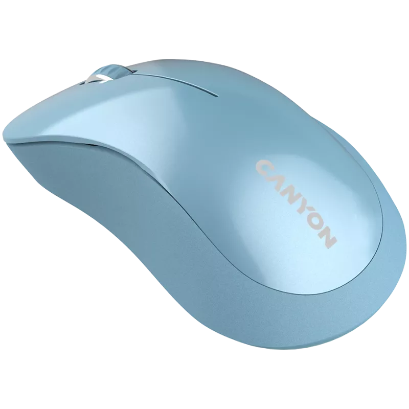 CANYON MW-11, 2,4 GHz bezvadu pele, ar 3 pogām, DPI 1200, baterija: AAA * 2 gab., zila, 67 x 109 x 38 mm, 0,063 kg