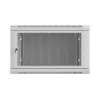 Rack skapis 19 inch 6U 600x600 pelēks perforēts