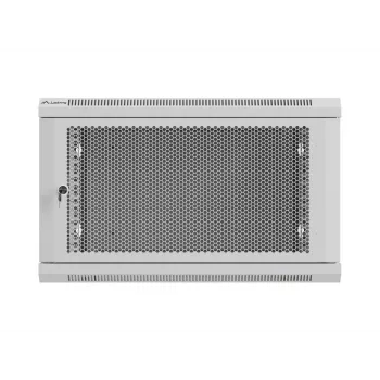 Rack skapis 19 inch 6U 600x600 pelēks perforēts