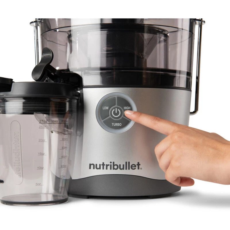 NutriBullet sulu spiede Pro NBJ200G (sudraba/pelēka, 1.000 vatu) (0C22500002)