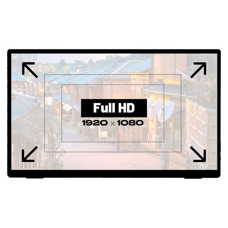 JAPANNEXT JN-MD-I156FHDR-T datora monitors 39,6 cm (15,6 collas) 1920 x 1080 pikseļi Full HD LED Skārienekrāns Pelēks
