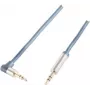shiverpeaks sp-PROFESSIONAL Audio kabelis 1,5 m 3,5 mm zils - hromēts (SP30822)