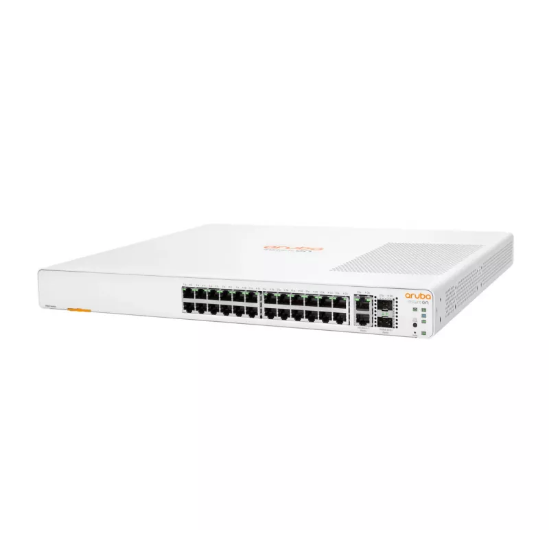 HPE Networking Instant On 1960 24G 2XF Switch Europe (JL806A#ABB) - (Pēctecis HPE 1950 24G 2SFP+ 2XGT Switch (JG960A#ABB))