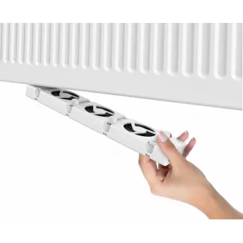 Ventilatora SpeedComfort pagarinājuma komplekts balts, 30 m³/h, 0,55 W, 20 dB, 340×70×23 mm